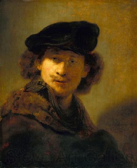 Rembrandt Peale Self-Portrait with Velvet Beret